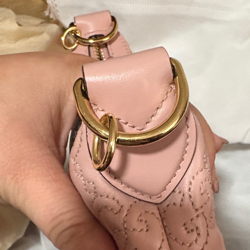 Gucci Light Pink Matalasse Mini Shoulder Bag View 3